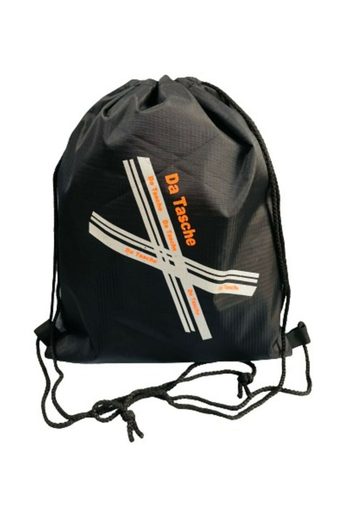 5 L Drawstring Backpack for Men - Black