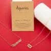 Pinapes Aquarius Necklace for Women & Girls
