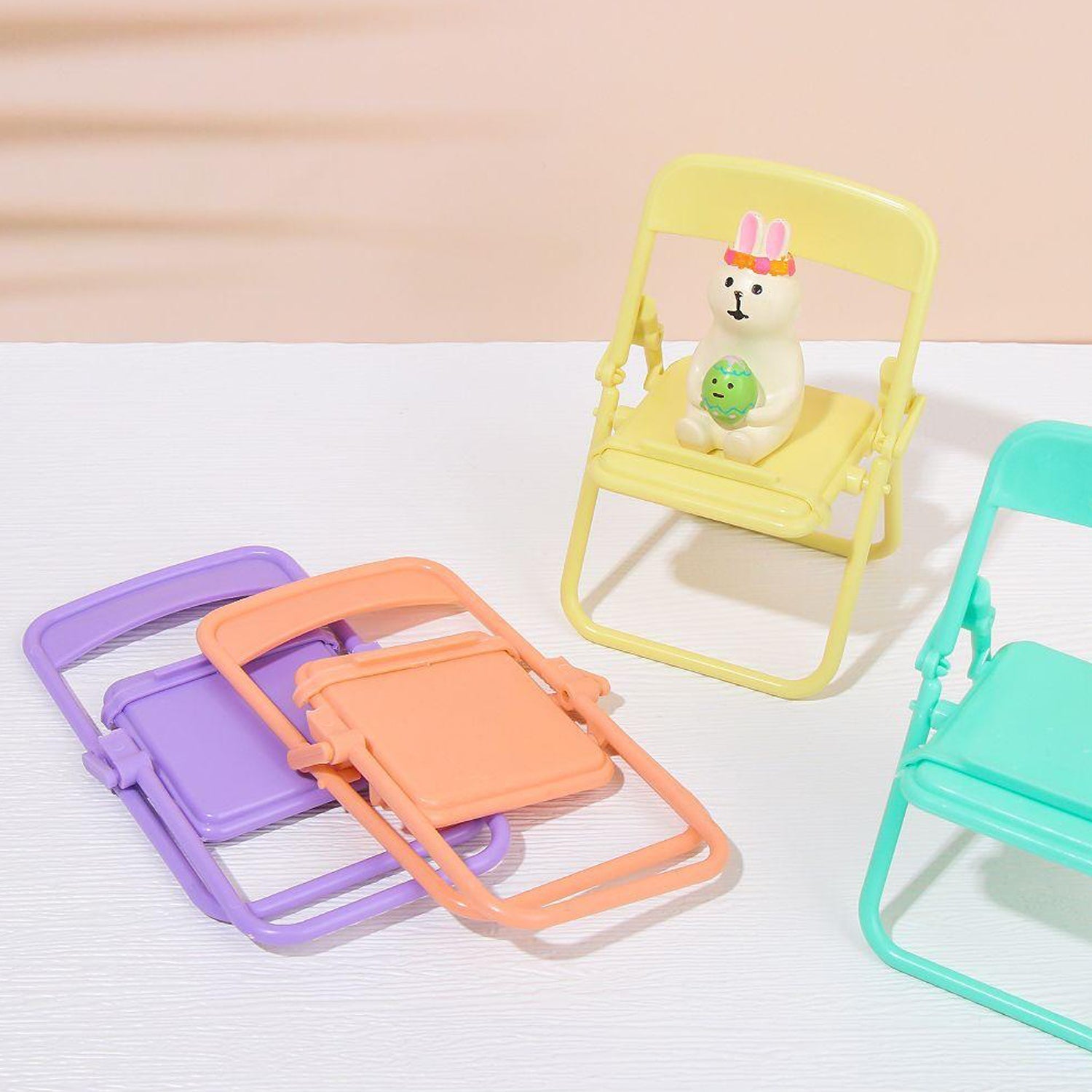Chair-Shaped Mobile Stand – Stylish & Sturdy Phone Holder for Home & Office Use (1 Pc)