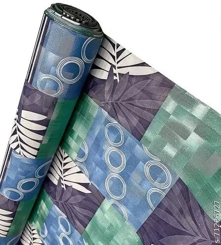 Mopak Decor Shelf Liner used for Wardrobe kitchen cabinet Drawer Slab Roll - (Green)