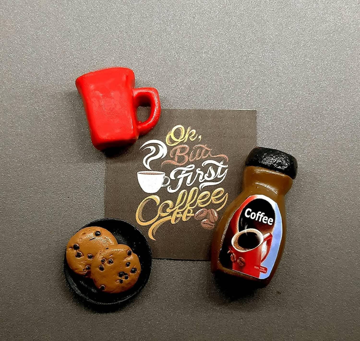 Coffee Miniature Food Fridge Magnet