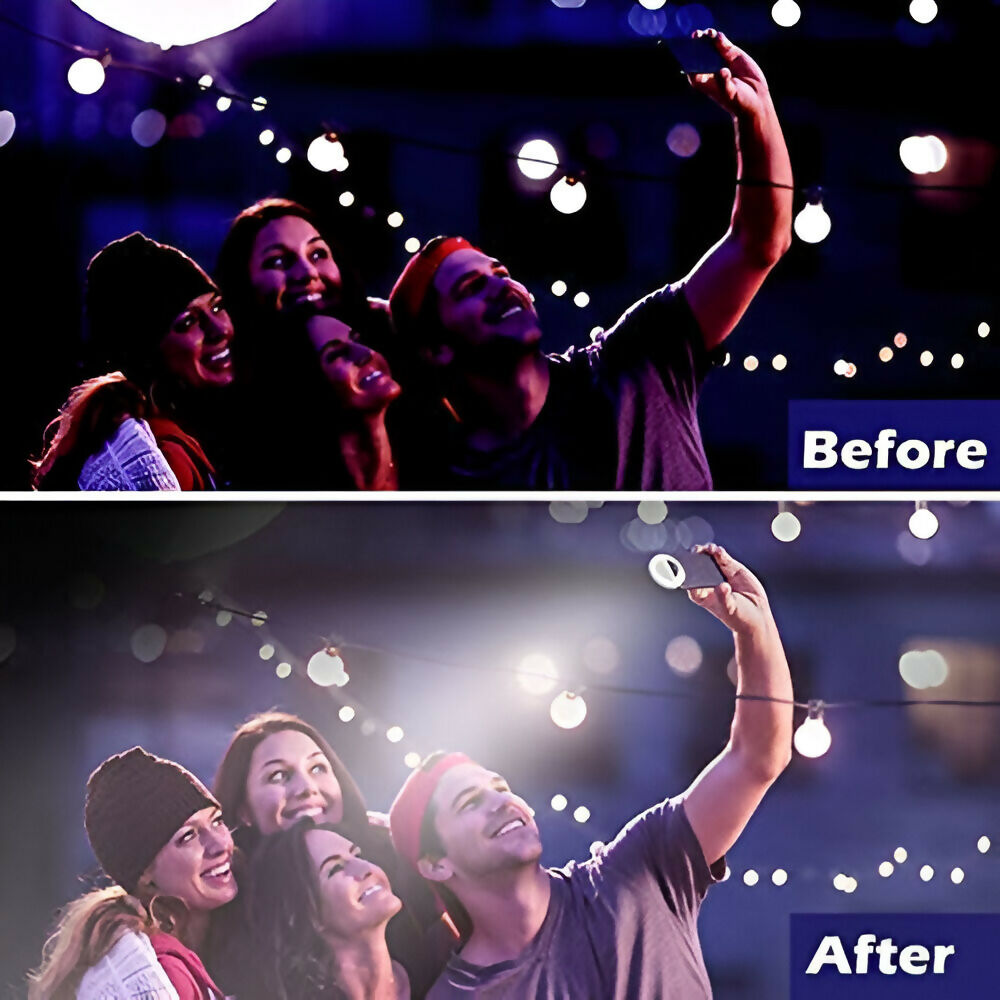 Portable 36-LED Selfie Ring Light with 3 Brightness Modes – Soft White Lighting for Phones, Cameras, and Video Shoots (Random Color)