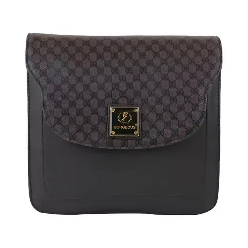 Fashionably Hands-Free: Trendy Women's Sling Bag with Crossbody Strap (Black)