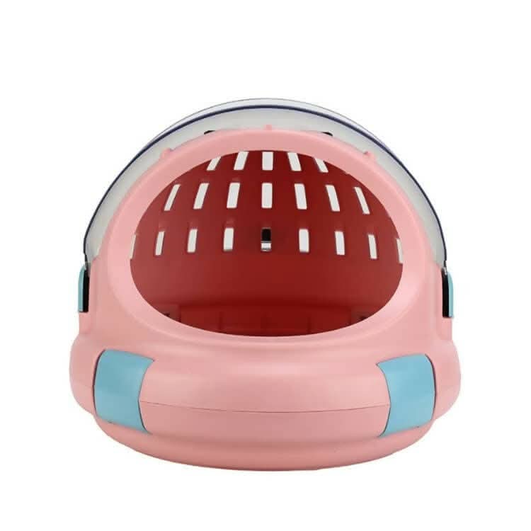 PetGains PGKA 2-in-1 Capsule Pet Carrier & Bed (Pink)