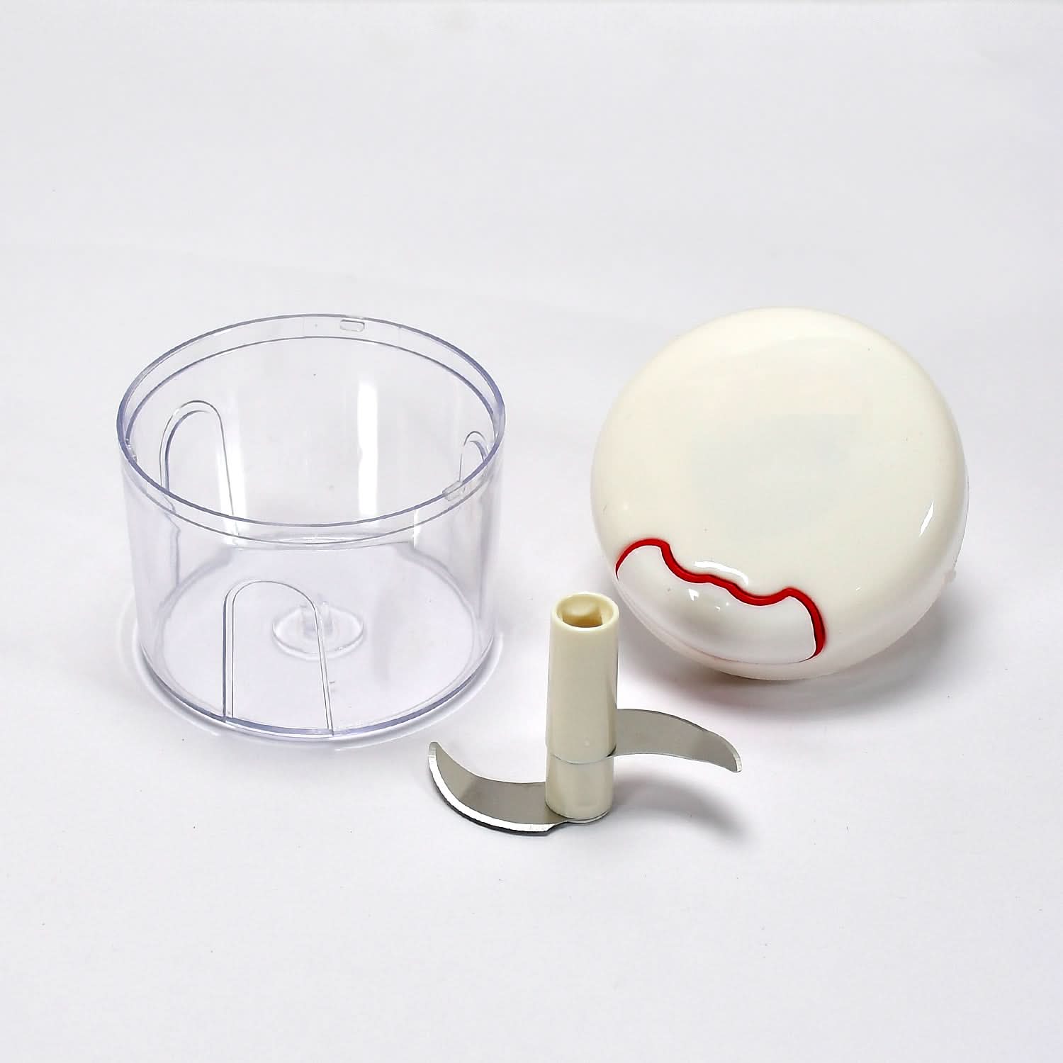 Mini Food Chopper – Compact Manual Vegetable & Fruit Cutter for Kitchen Use (1 Pc)