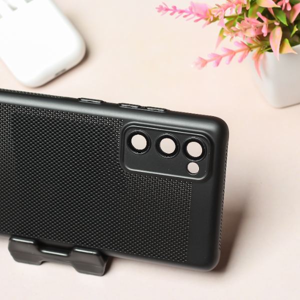 BREATHING BLACK Silicone Case for Samsung S20 FE