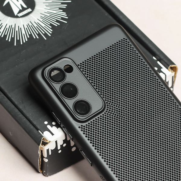 BREATHING BLACK Silicone Case for Samsung S20 FE