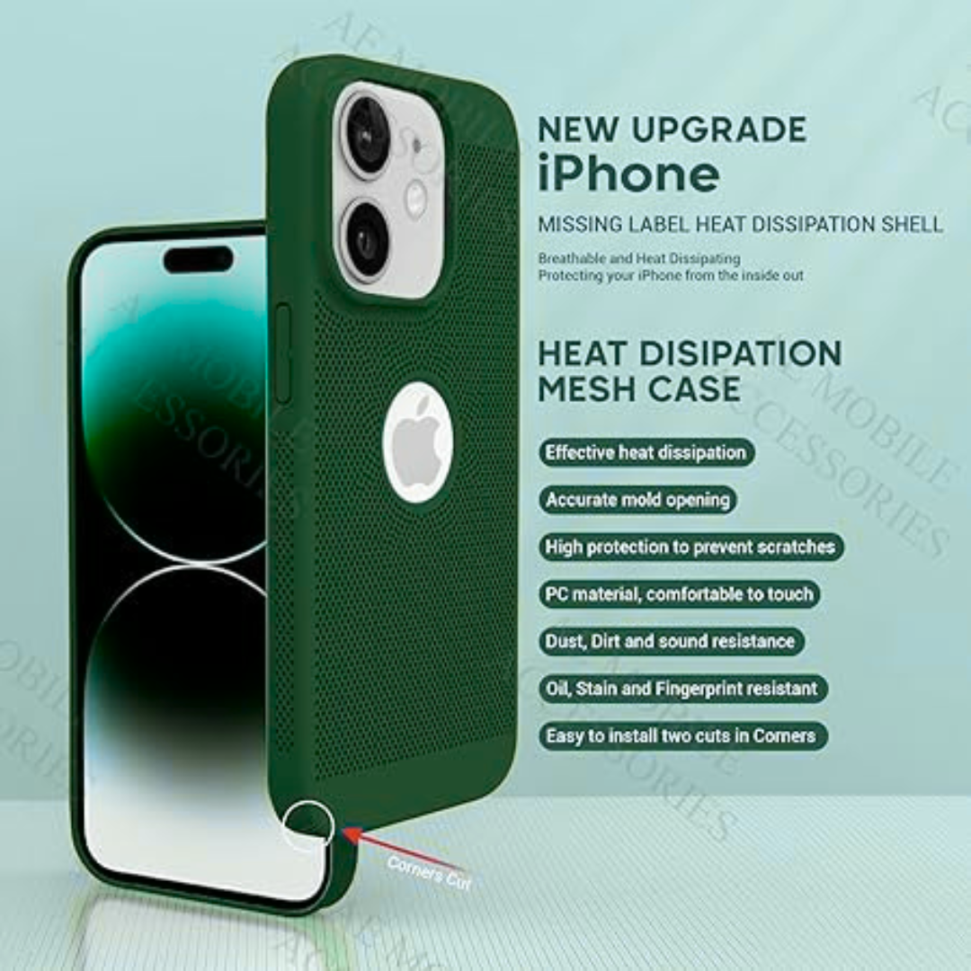 BREATHING DARK GREEN Silicone Case for Apple Iphone 11