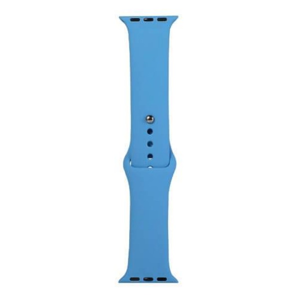 Sky Blue Plain Silicone Strap For Watch Series 3 (42mm/44mm/45mm/46mm/49mm)