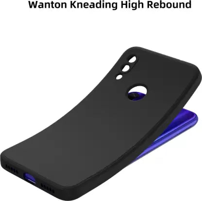Black Camera Original Silicone Case for Redmi Note 7 Pro