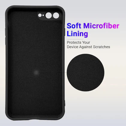 Black Camera Original Silicone case for Apple iphone 7 Plus