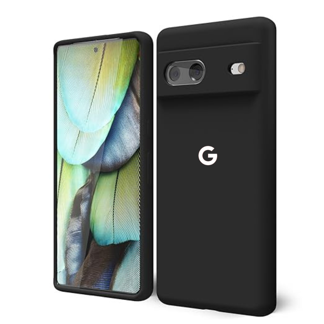 Black Camera Original Silicone case for Google Pixel 7