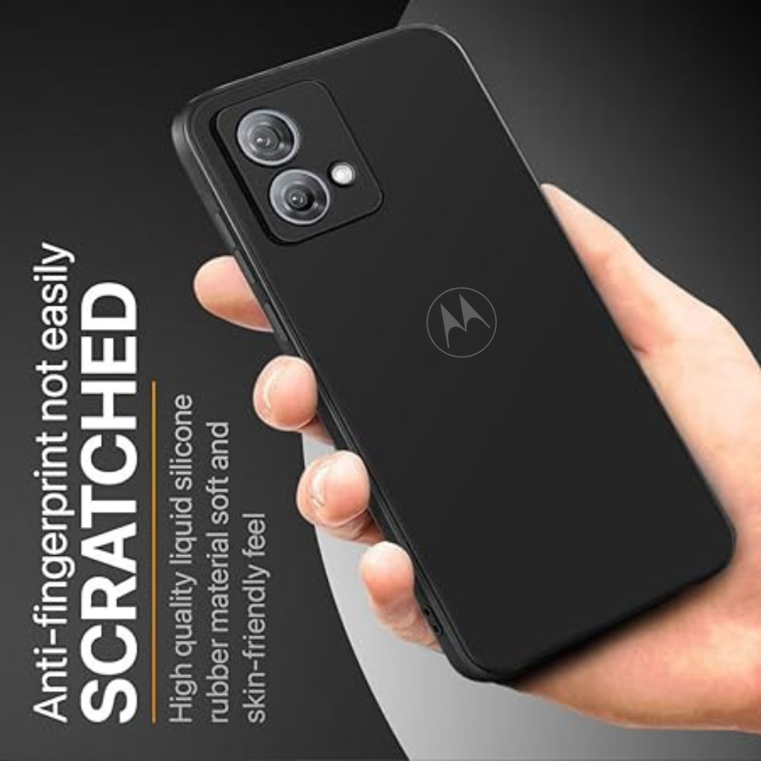Black Camera Original Silicone case for Motorola G84