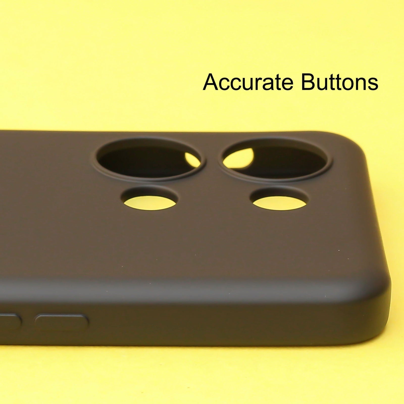 Black Camera Original Silicone case for Oneplus Nord 3