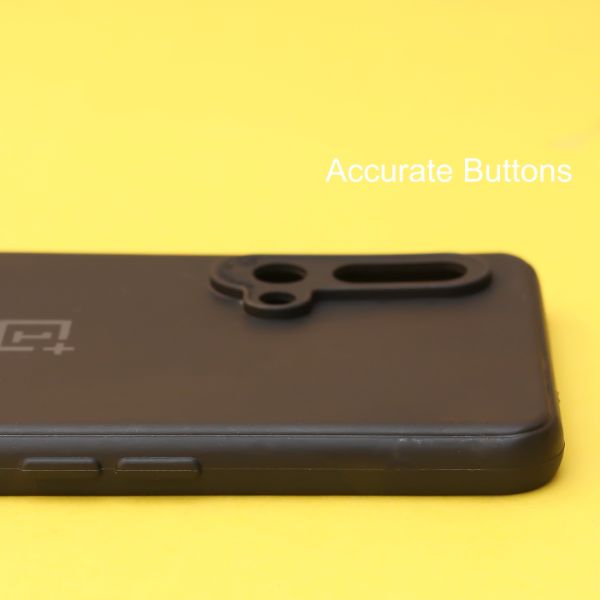 Black Camera Silicone Case for Oneplus Nord CE