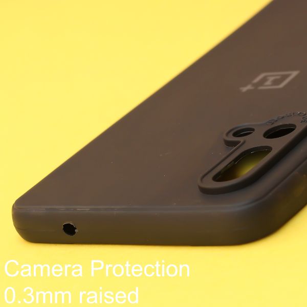 Black Camera Silicone Case for Oneplus Nord CE