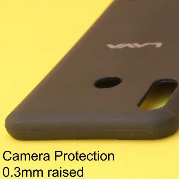 Black Candy Camera Silicone Case for Lava Z3