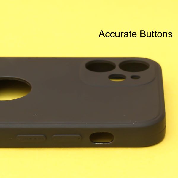 Black Candy Logo Cut Silicone Case for Apple Iphone 11