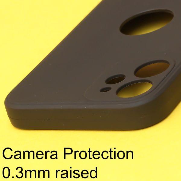 Black Candy Logo Cut Silicone Case for Apple Iphone 11