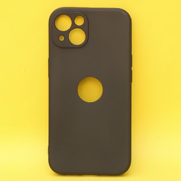 Black Candy Logo Cut Silicone Case for Apple Iphone 13