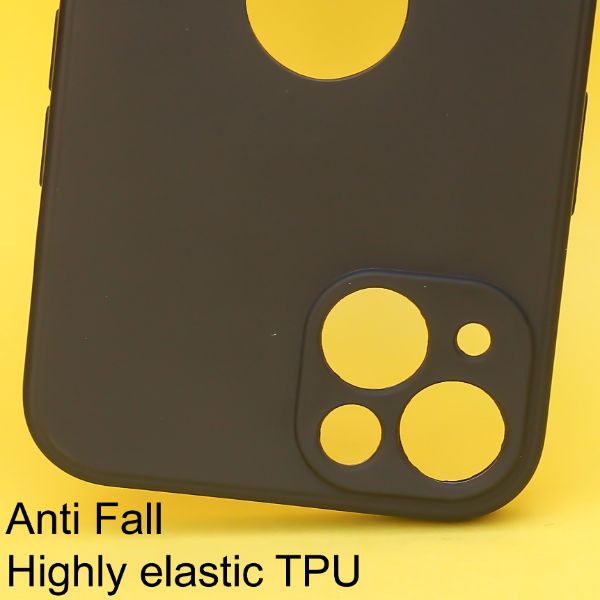 Black Candy Logo Cut Silicone Case for Apple Iphone 13