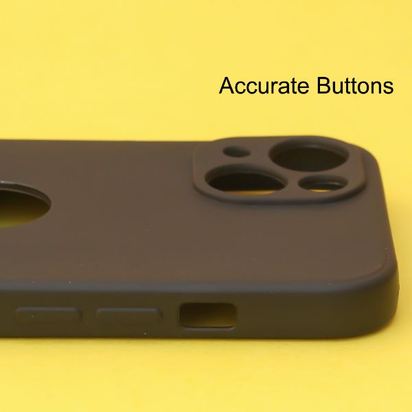 Black Candy Logo Cut Silicone Case for Apple Iphone 13