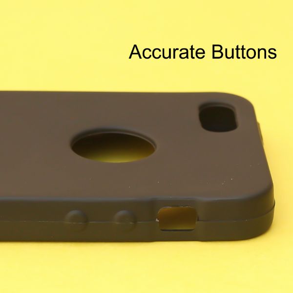 Black Candy Logo Cut Silicone Case for Apple Iphone 7