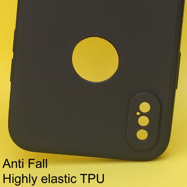 Black Candy Logo Cut Silicone Case for Apple Iphone X/xs