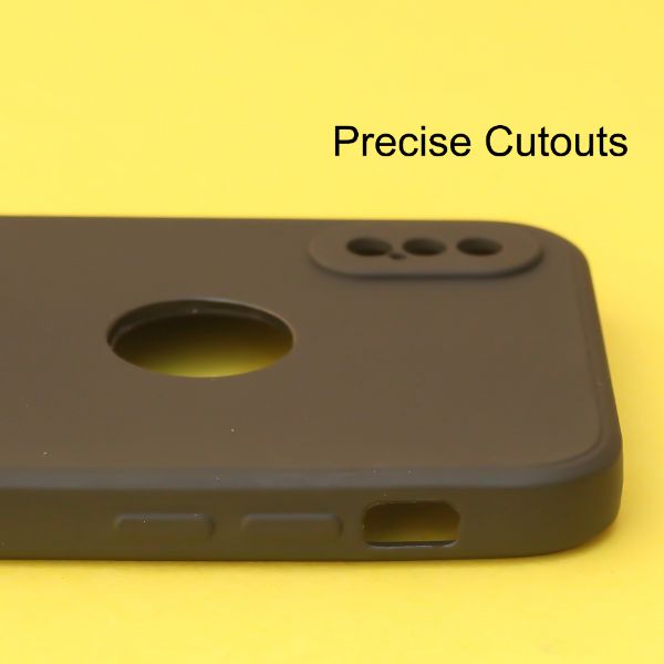 Black Candy Logo Cut Silicone Case for Apple Iphone X/xs