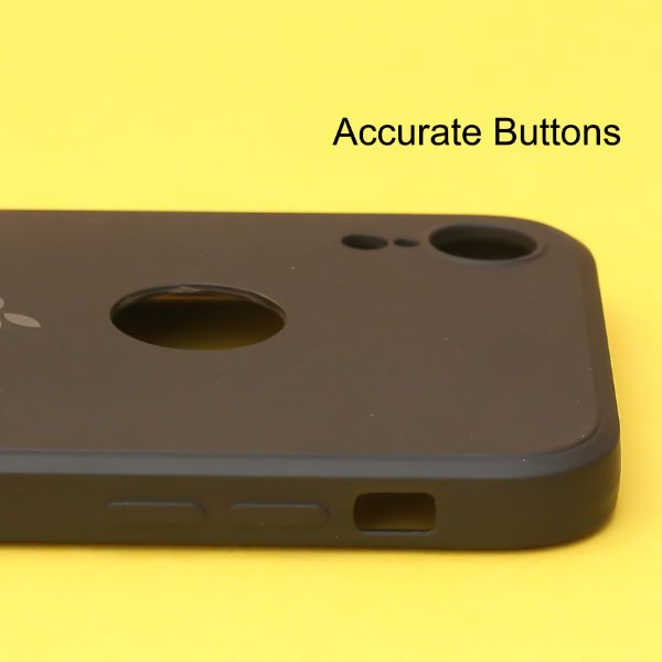 Black Candy Logo Cut Silicone Case for Apple Iphone XR
