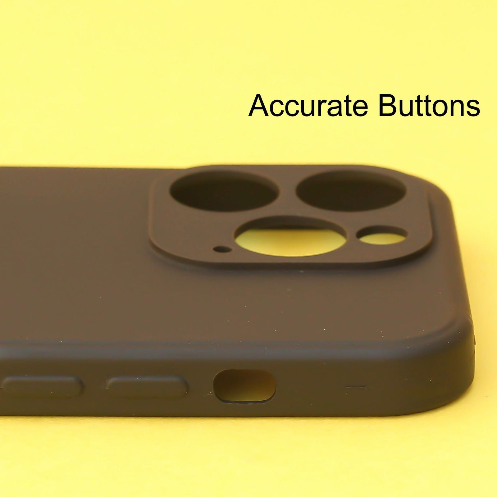 Black Candy Silicone Case for Apple Iphone 14 Pro