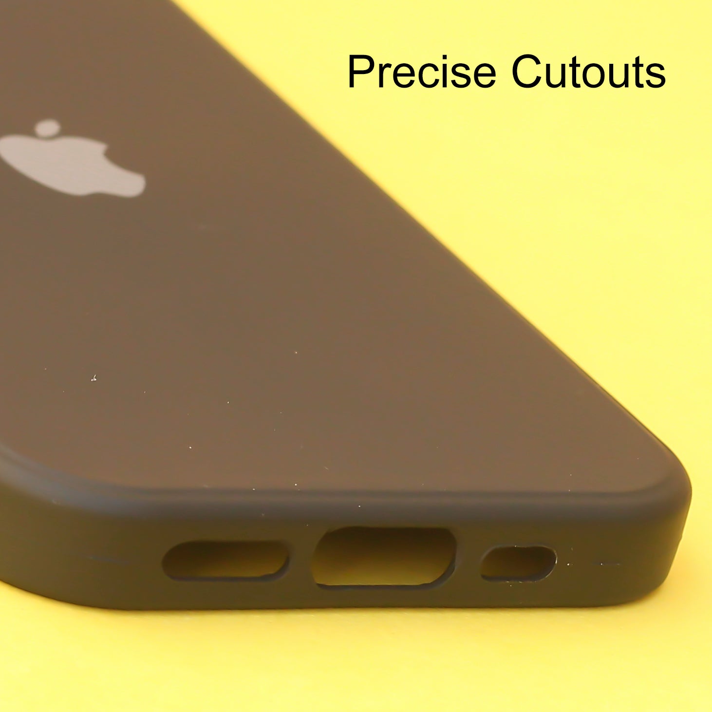 Black Candy Silicone Case for Apple Iphone 15 Pro