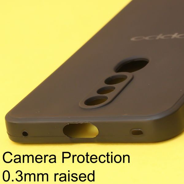 Black Candy Silicone Case for Oppo F11 Pro