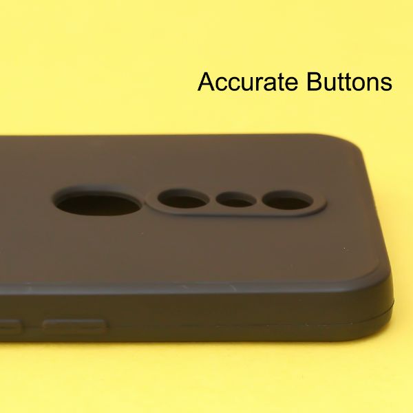 Black Candy Silicone Case for Oppo F11 Pro