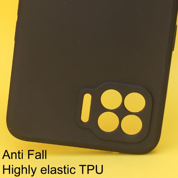 Black Candy Silicone Case for Oppo F17 Pro