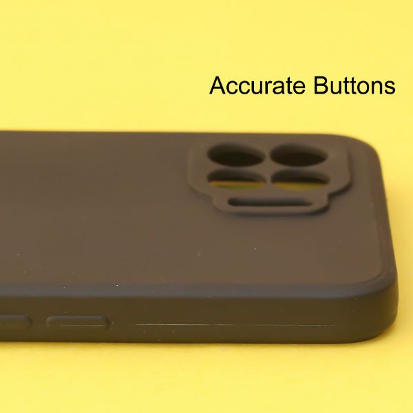 Black Candy Silicone Case for Oppo F17 Pro