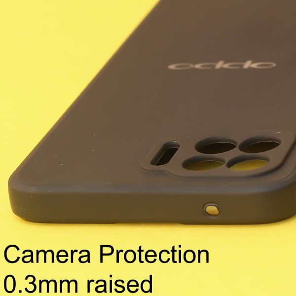 Black Candy Silicone Case for Oppo F17 Pro