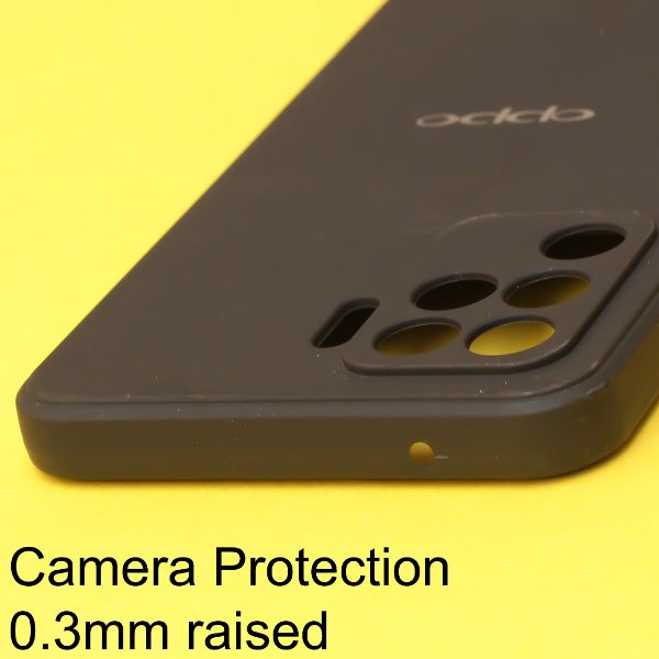 Black Candy Silicone Case for Oppo F19 Pro