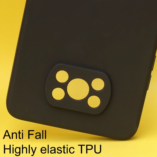 Black Candy Silicone Case for Poco X3