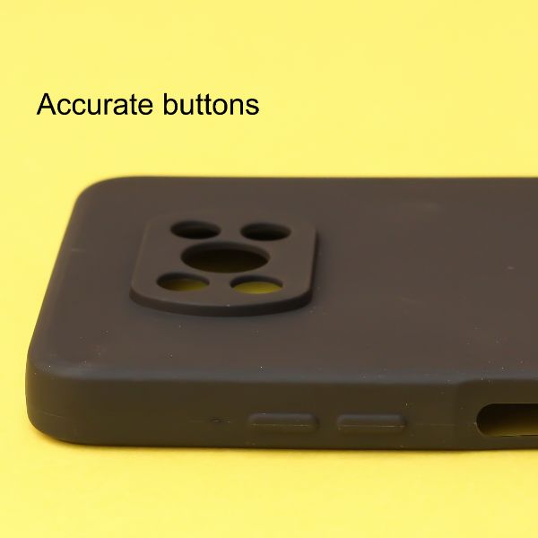 Black Candy Silicone Case for Poco X3