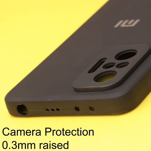 Black Candy Silicone Case for Redmi note 10 Pro