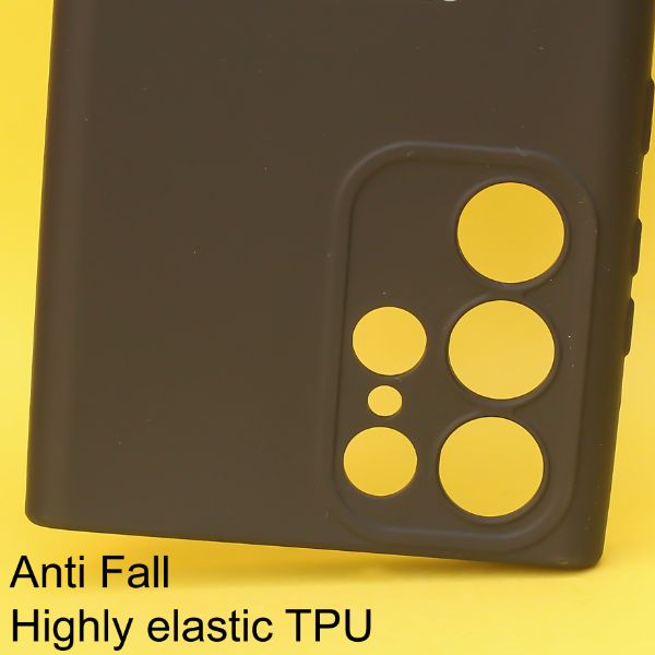 Black Candy Silicone Case for Samsung S22 Ultra