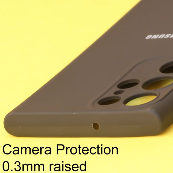 Black Candy Silicone Case for Samsung S22 Ultra