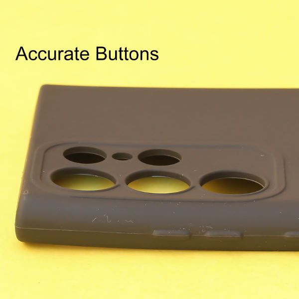 Black Candy Silicone Case for Samsung S23 Ultra