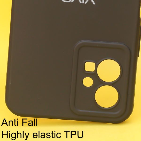 Black Candy Silicone Case for Vivo T1 5G