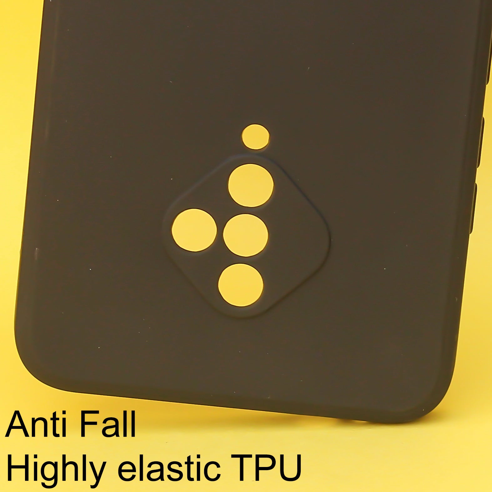 Black Candy silicone Case for Vivo S1 Pro