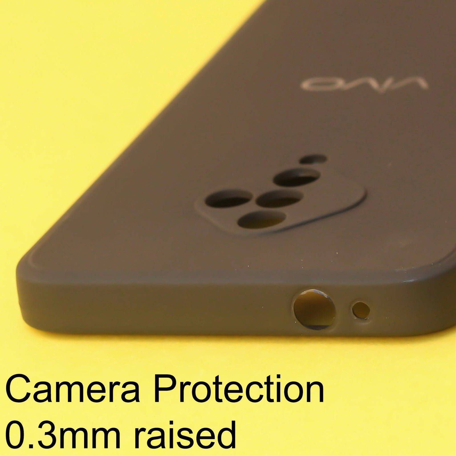 Black Candy silicone Case for Vivo S1 Pro