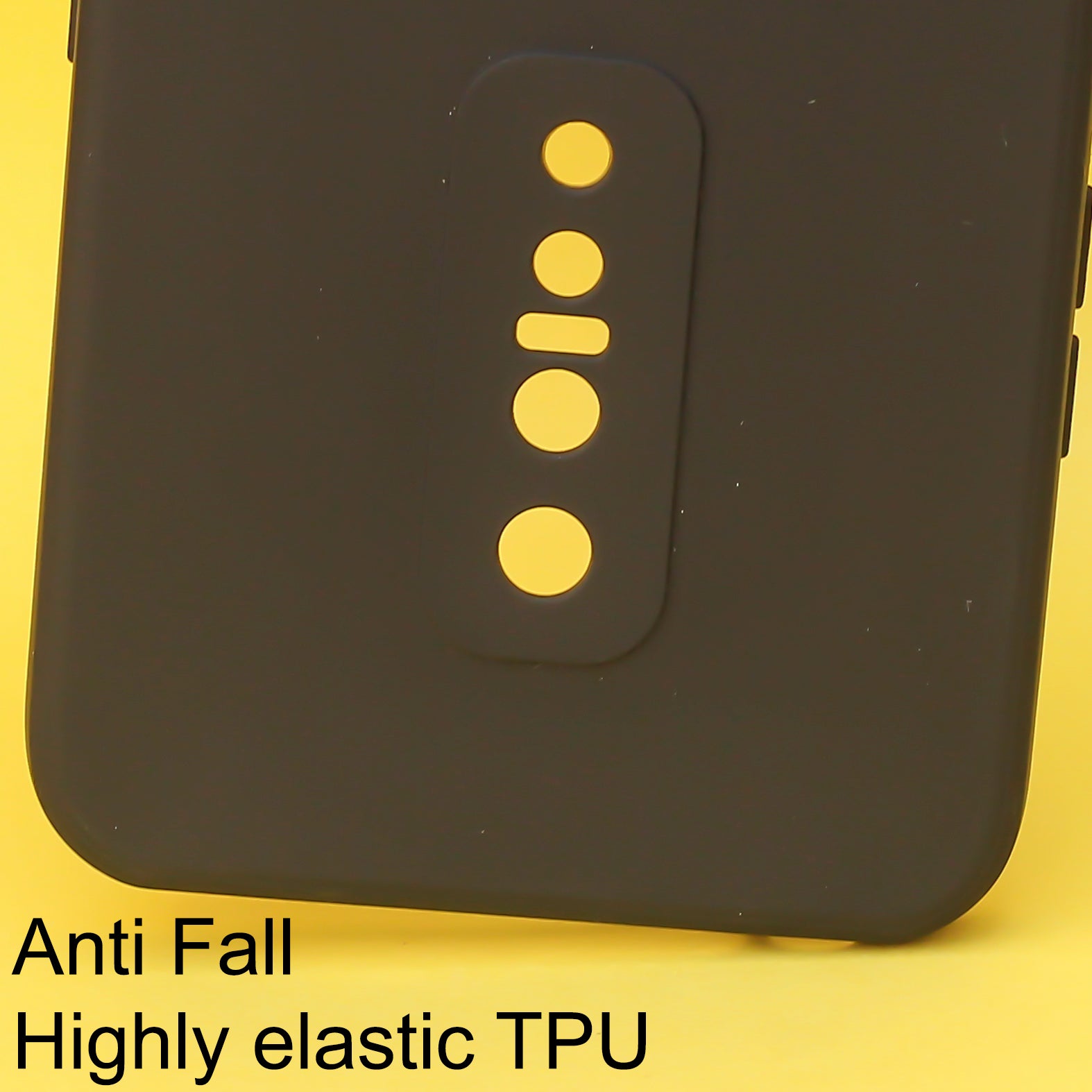 Black Candy silicone Case for Vivo V17 Pro