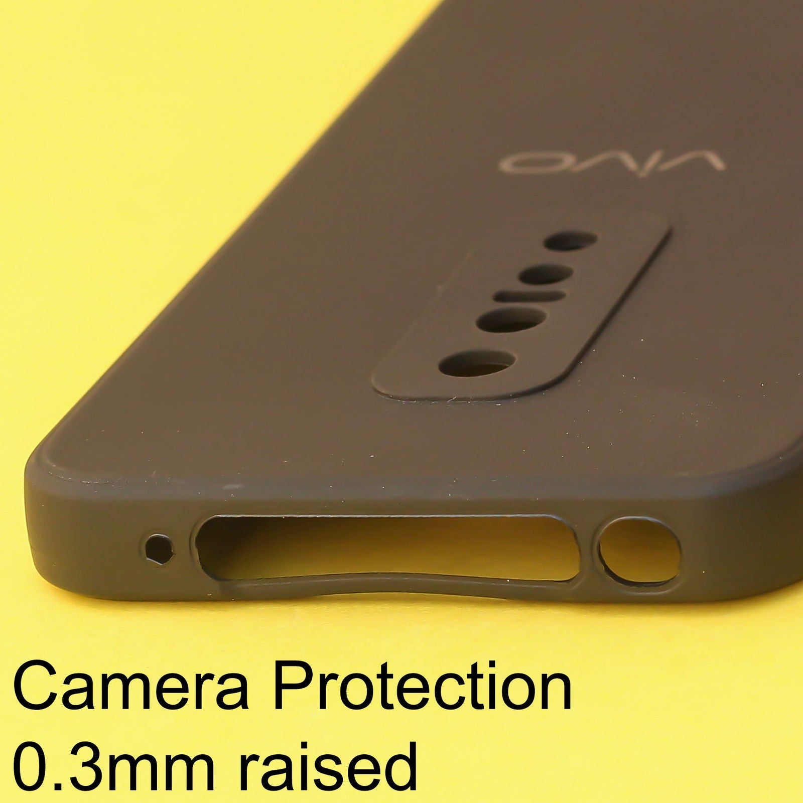 Black Candy silicone Case for Vivo V17 Pro