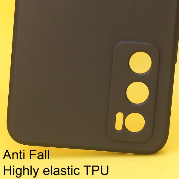 Black Candy silicone Case for Vivo V20 SE